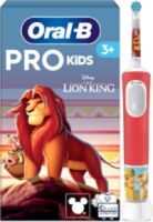 Oral-B Pro Kids König der Löwen Elektrische Zahnbürste/Electric Toothbrush für Kinder ab 3 Jahren, inklusive Sensitiv+ Modus für Zahnpflege, extra weiche Borsten, 1 Aufsteckbürste, 4 Sticker