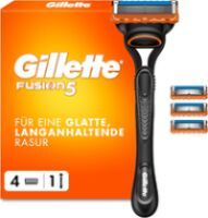 Gillette Fusion5 Rasierer Herren — Inkl. 1 Nassrasierer, 4 Ersatzklingen