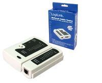 Logilink Kabeltester Netzwerk RJ45/RJ12/RJ11 Stecker (WZ0010)