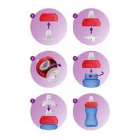 Philips Avent SCF802/01 Schnabelbecher rot/ blau