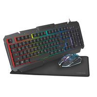 Logilink Gaming-Set aus Tastatur, Maus und Mauspad (ID0185)