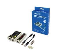 Logilink Kabeltester Netzwerk RJ45/RJ11/RJ12& BNC Stecker (WZ0015)
