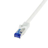 Logilink Patchkabel Ultraflex, Cat.6A, S/FTP, weiß, 10 m (C6A091S)