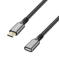 Logilink USB 3.2 Gen1 Typ-C-Kabel C/M > USB-C/F, PD, Alu, 2m (CUA0109)