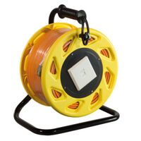 Logilink Netzwerkkabel auf Trommel Cat7A Rohkabel 90M,orange (CQ5090S)