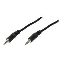 Logilink Audiokabel 1x 3,5mm -> 1x 3,5mm St/St  1.00m bk (CA1049)