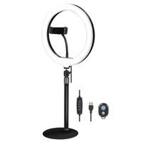 Logilink Smartphone-Ringlicht-Stativ m. Fernauslöser,DM 25cm (AA0152)