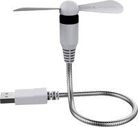 RealPower USB mini Ventilator  weiß      USB-A (flexibel) (335265)