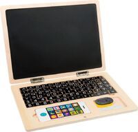 small foot Holz-Laptop mit Magnet-Tafel 83-teilig