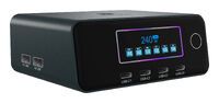 ICY BOX Diamond Charge 2401 240W Ladestation mit LCD-Display Ladegeräte - USB -