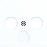 Hager ZSTK.F.ANTENNENDOSE 2-/3LOCH,L (WAF1168WG BERKER AX/)