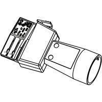 Molto Luce SCHUKO-ADAPTER XTSA67S-2, SW, (208-19130677 3 PHASE)