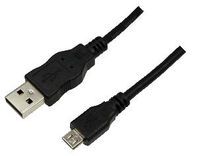 Logilink USB Kabel A -> micro B St/St  3.00m schwarz (CU0059)