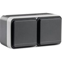 Hager STD.SCHUKO 2-WG.KD AP EHBS W.1 (WNC164 BERKER)