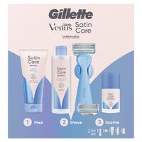 Gil­lette Venus Intimpflege Set - Rasierer + 2 Klin­gen + Satin Care Pfle­ge