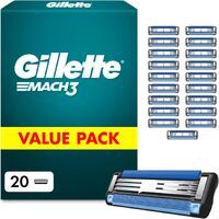 Gillette Mach 3 Klingen Herren, 20 Original Rasierklingen