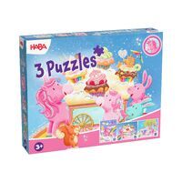 HABA 3 Puzzles - Einhorn Glitzerglück