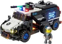 Hongkong Susengo Technology Ltd. Lumibricks Polizei Einsatzfahrzeug 485Teile