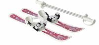 Hamax Kinder Ski erste Lernski mit Stöcken Sno Kids pink Pony