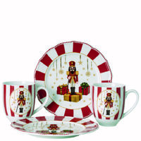 Hutschenreuther Christmas Geschirrset 4tlg.red