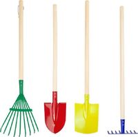 small foot Gartenwerkzeug-Set "Kunterbunt" 4-teilig