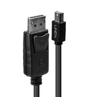 Lindy 3m - Mini DisplayPort - DisplayPort - 3 m - Mini DisplayPort - DisplayPort - Male - Male - Gold