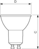 Philips LED SPOT 4W GU10 830 260LM (COREPRO SPOT 36° DIM)