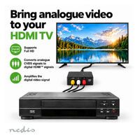 Nedis HDMI ™ Converter / 3x RCA Female / 1x HDMI™ Output / 1-Weg / 1080p / 1.65 Gbps / ABS / Anthrazit