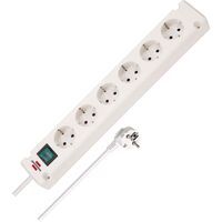 Brennenstuhl 1150650326 - 1.5 m - 4 AC outlet(s) - Indoor - Black - 300 mm - Black