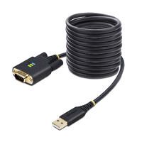 STARTECH.COM 3m USB auf Seriell Adapter COM-Retention FTDI USB-A zu DB9 Kabel USB RS232 Wechselbare 