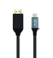 I-TEC USB C HDMI Kabel Adapter 4K 60 Hz 200cm kompatibel mit Thunderbolt 3 (C31CBLHDMI60HZ2M)