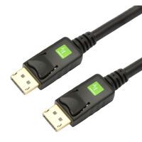 Techly ICOC-DSP-A-020 - 2 m - DisplayPort - DisplayPort - Male - Male - Black