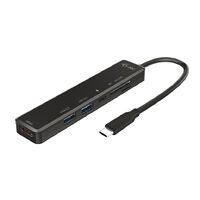 i-tec USB-C Travel Easy Dock 4K HDMI + Power Delivery 60 W - Wired - USB 3.2 Gen 1 (3.1 Gen 1) Type-C - 60 W - Black - MicroSD (TransFlash) - SD - Android