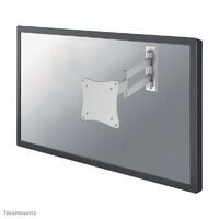 Neomounts by Newstar tv/monitor wall mount - 25.4 cm (10") - 68.6 cm (27") - 75 x 75 mm - 100 x 100 mm - 0 - 20° - Silver