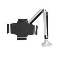 STARTECH.COM Schreibtisch Tablet Halter - Schwenkbarer Arm - Für iPad und Android - Weiss - Tabletha