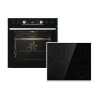 Gorenje Black Set 4 Heißluft EB-HerdsetBCX 6737 E05BG+ ECD 634 BX