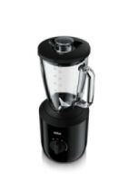 Braun PowerBlend 3 JB 3150 BK Standmixer - 1.5 l Glas-Mixaufsatz Küchenhelfer zum