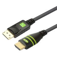 Techly ICOC-DSP-H-010 - 1 m - DisplayPort - HDMI Type A (Standard) - Male - Male - Straight