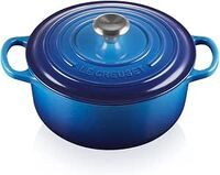 Le Creuset Runde Cocotte Evo 22 cm Azure Blue