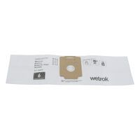 Multipack 5x Wetrok Staubsauger-Vliesbeutel 6l Monovac & Durovac Staubsaugerbeutel 42613