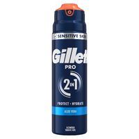 Multipack 6x Gillette PRO Sensitive Rasiergel für Männer, 200m 
