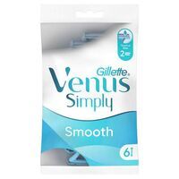 Gillette Simply Venus Einwegrasierer Damen, 6 Stück