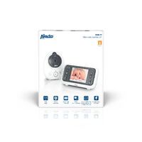 Alecto Video-Babyphone mit 2,8"-Farbdisplay Weiß / Anthrazit