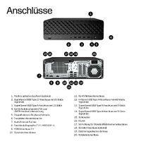 HP EliteDesk 8 SFF G2a AMD Ryzen AI 5 435G 16GB 512GB/SSD W11P 3J Gar (DE) (E5MH4ET#ABD)