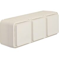 Hager STECKDOSE SCHUKO 3FACH WAAGERE (WNC143B BERKER)