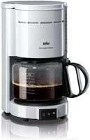 Braun KF 47/1 WH - Drip coffee maker - Ground coffee - 1000 W - White