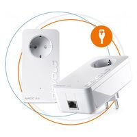 Devolo Magic 1 Lan Starter Kit 1-1-2 - 1200 Mbit/s - IEEE 802.1p,IEEE 802.3,IEEE 802.3ab,IEEE 802.3az,IEEE 802.3u,IEEE 802.3x - Gigabit Ethernet - 10,100,1000 Mbit/s - 10BASE-T,100BASE-TX,1000BASE-T - 64-QAM,256-QAM,1024-QAM,4096-QAM,BPSK,DSSS,OFDM,QPSK