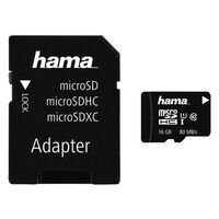 Hama SDHC Micro 16GB cl10 + Adapter (124138)