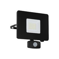 Eglo Leuchten EGLO FAEDO 3 - Outdoor wall lighting - Black - Aluminium - Glass - IP44 - I - Transparent