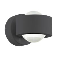 Eglo Wandleuchte ONO 2 6 W LED 3000 K nickel-matt Up/Down